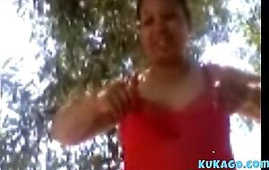 horny arab woman outdoor
