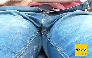 Play with hung str8 fireman in the car park