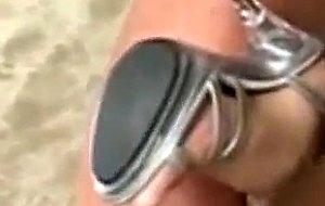 Double anal with a busty latina
