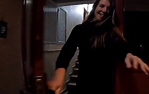 Addy broke, 18 year old girlfriend afraid to fuck in t