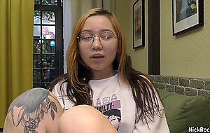 Nick whitehard, new teen neighbor with glasses from as