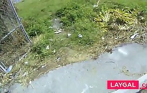 College girl fucked in public