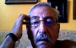 grandpa stroke on webcam