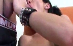 Sexy milf in threesome