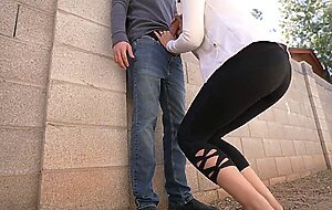 Fucked Behind Restaurant While Waiting For Breakfast *AMOST CAUGHT!!!