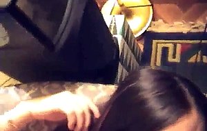 Hot babe with very sexy butt blows and gets rammed