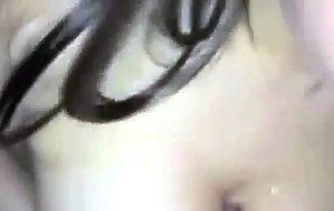 Big boobed british fucks and makes man cum
