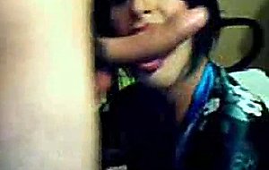 Amateur teen cd sucks cock