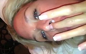 Amateur girl homemade 35332 milf eating cum