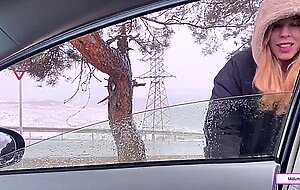 Milfetta, a village hitchhiker girl pays for his fare in kind