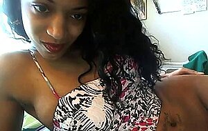 Webcam Girl - Nipple & Pussy Close-Up, Tits in Full View