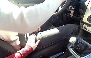 Raw allure, wife wants to fuck in the car and rides my intense cock for a beautifull and wet