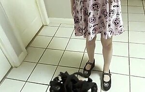 Step dad catches step daughter out late drinking, he wont tell step mom if she lets him use