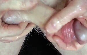 Vieil Homme Se Masturbe