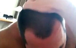 Amateur Bear Sucks Daddy's Huge Cock