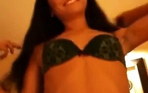 Hot Brunette Amateur Blowjob with Facial Ending