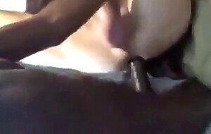 Amateur Interracial Bareback with Huge Cock