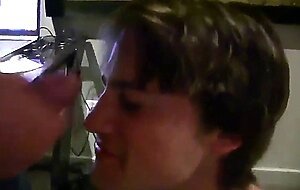 Twink Spits Out My Cum After a Big-Cock Blowjob