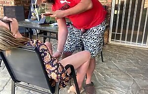 Fucking my neighbours cheating wife outdoors