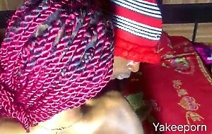 Ebony teen beauty got it just the way she like it