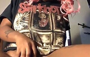 Ebony Amateur Claudia's Loud Orgasm