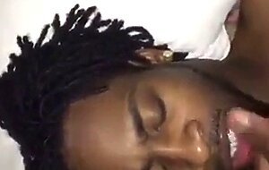 Black Amateur Takes Big Cock, Gets Facial