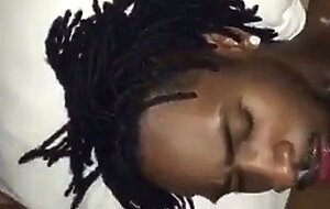 Black Amateur Takes Big Cock, Gets Facial