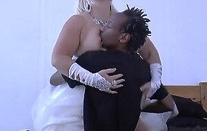 Gilf bride riding big black dick