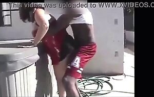 I couldn't leave work so cuckold brought his wife to my job to get fucked