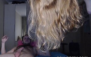 Hot teen get load of cum in mouth after hard pounding live at sexycamx