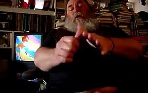 Daddy Bear Jerks Off Solo