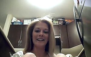 Ashley gapes her tight blonde pussy on webcam