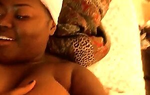 Big Black BBW With Huge Natural Tits On Webcam