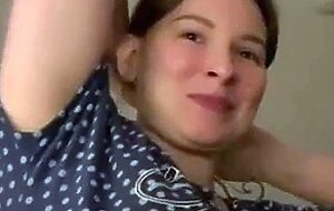 Natural homemade fuck with cute wife