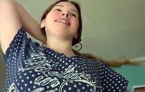 Natural homemade fuck with cute wife