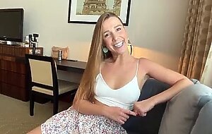 First interview with beautiful milf alexis crystal - pov sex