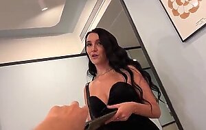 Stepmom caught stepson jerking off and fucked him properly