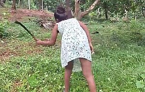 Village boss fucking neighbours wife in jungle