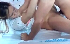 Hot Colombian Blonde Couple's Webcam Fuck