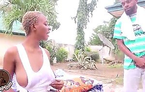 Big tits naija babe fucking her gardener