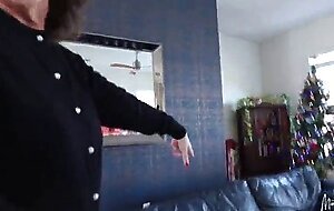 Stepmom comes home for blowjob