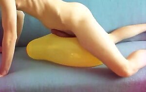 Twink Humps Yellow Balloon to Cum