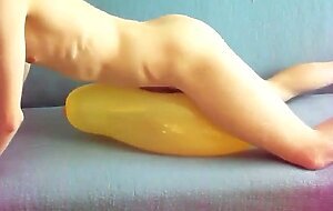Twink Humps Yellow Balloon to Cum