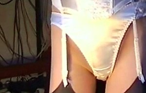 Amateur cd in sweet lingerie
