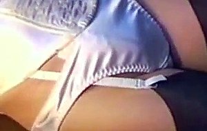 Amateur cd in sweet lingerie