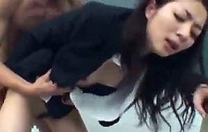 Pretty teacher dp play in classroom