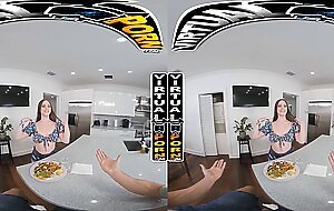 VIRTUAL PORN - Your Step Sister Josie Tucker Spills Water All Over Her Tits & Lures You To Fuck her
