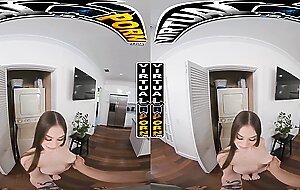 VIRTUAL PORN - Your Step Sister Josie Tucker Spills Water All Over Her Tits & Lures You To Fuck her
