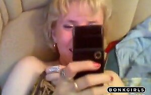 Blonde MILF Lena's Homemade Fun Video