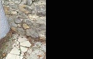 (amateur public) hot brunette sucking dick outdoor